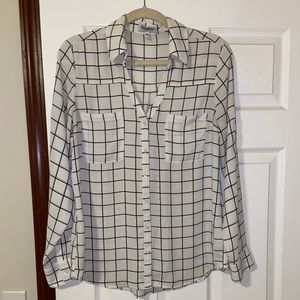Checkered express blouse
